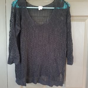 Black 3/4 Sleeve top